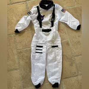 White Astronaut Costume with Patches